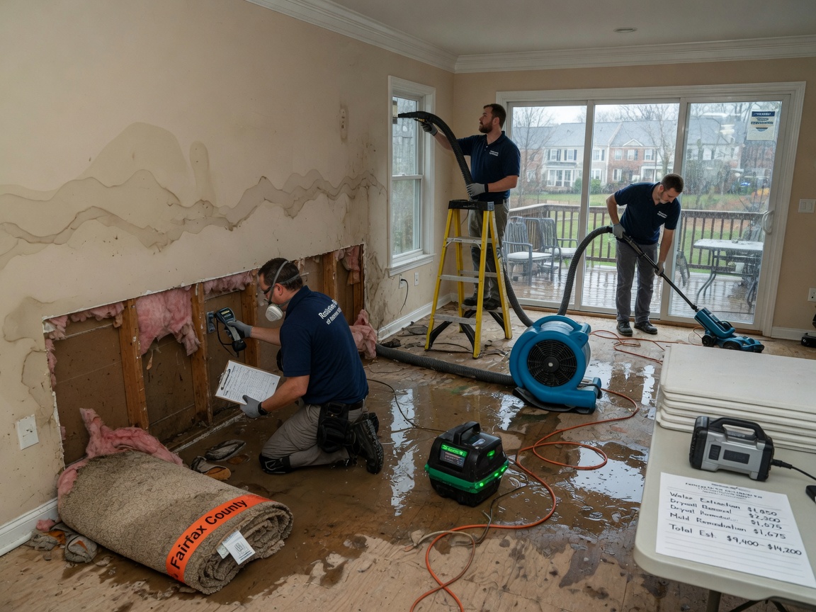 How Much Does Water Damage Restoration Cost in Northern Virginia?