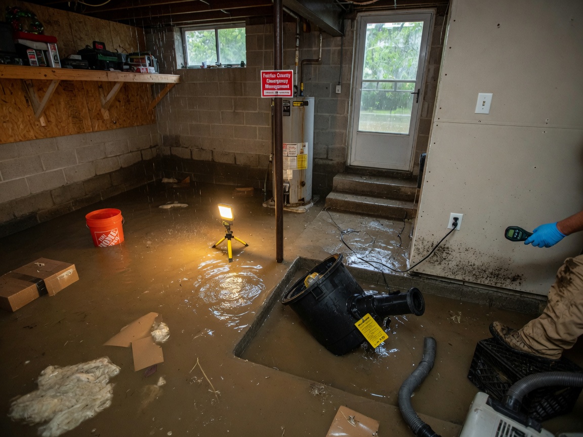Sump Pump Failure During a Northern Virginia Storm: The First 72 Hours