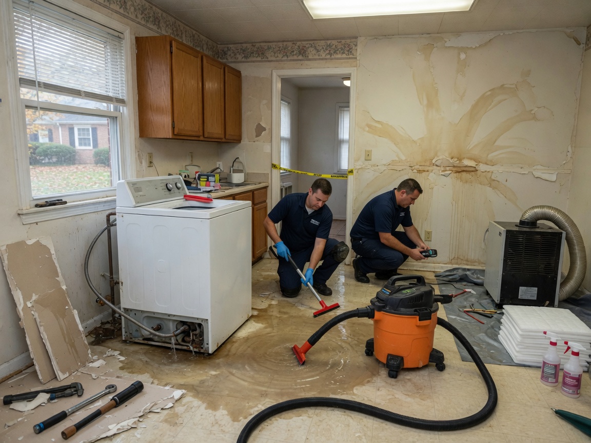 Appliance Leak Cleanup in Fairfax