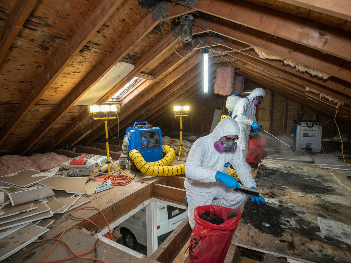 Attic Mold Removal in Fairfax