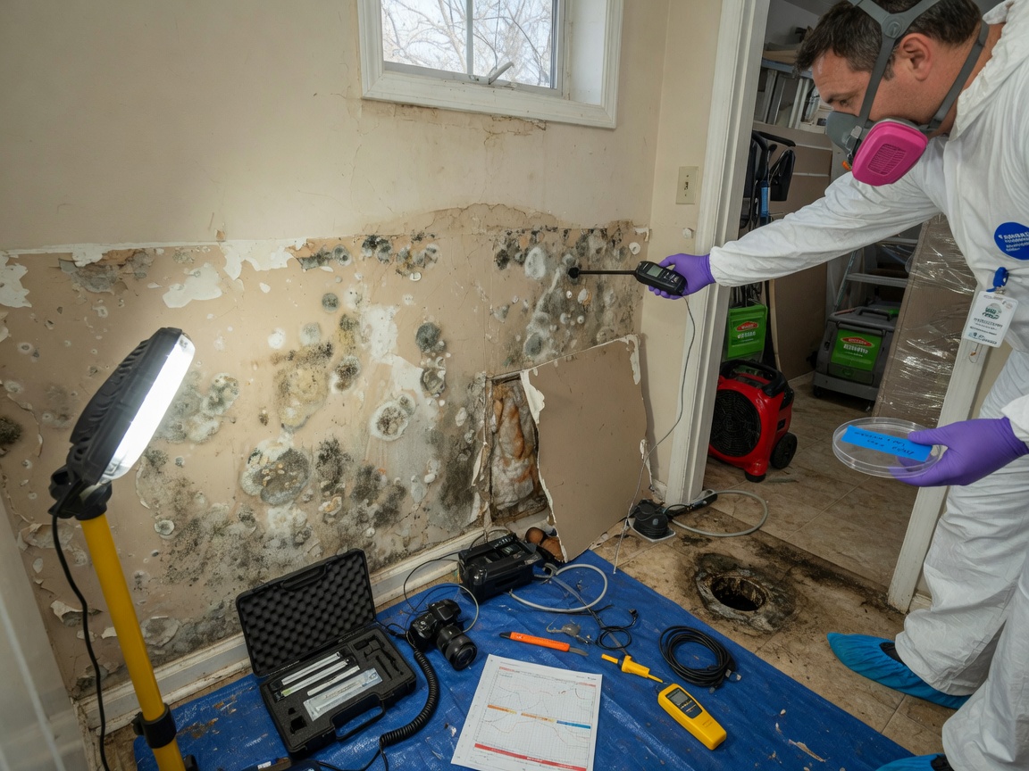 Mold Inspection Testing in Fairfax