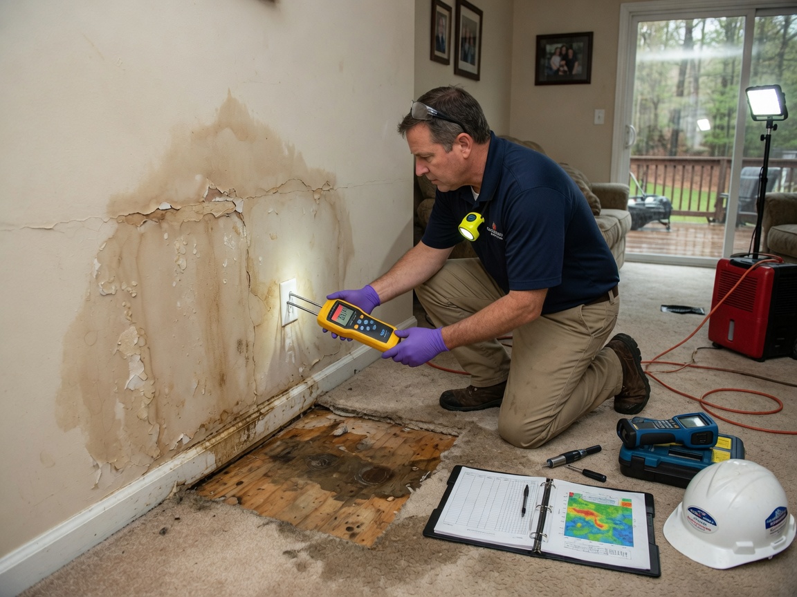 Water Damage Inspection in Fairfax